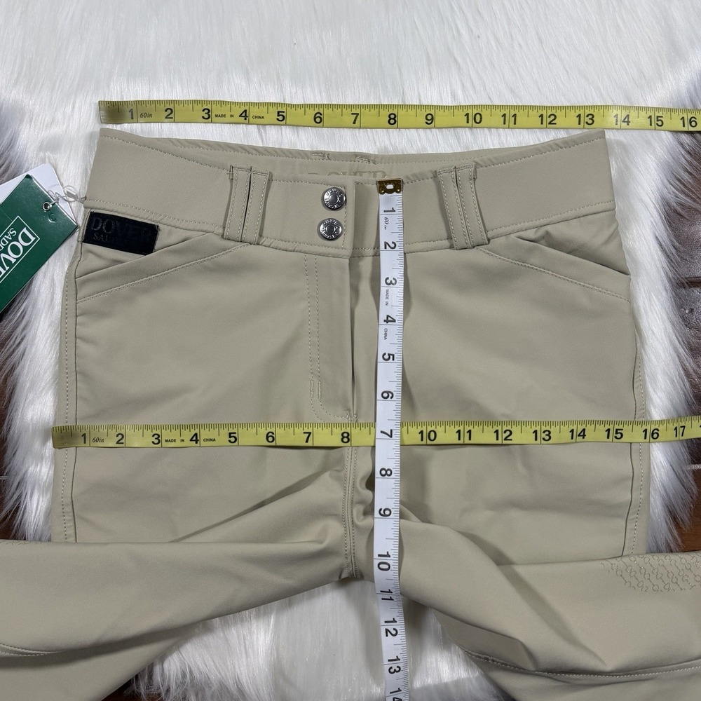 Dover Saddlery Full seat Riding Breeches in Beige - Picture 4 of 10